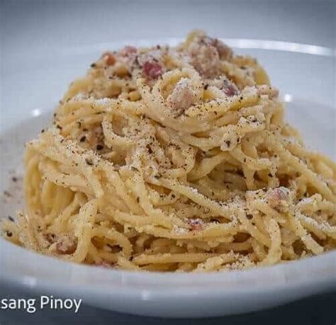 carbonara balanga|How to Make Authentic Carbonara .
